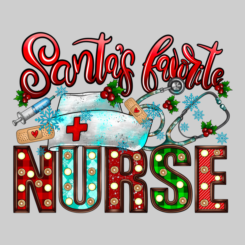 Santa Is Favorite Nurse Premium Tee by CowhideDigitalArt | Teevron