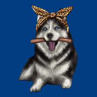 Alaskan Husky With Bandeau Premium Sweatshirt | Teevron