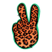 Orange Leopard Peace Sign | Teevron