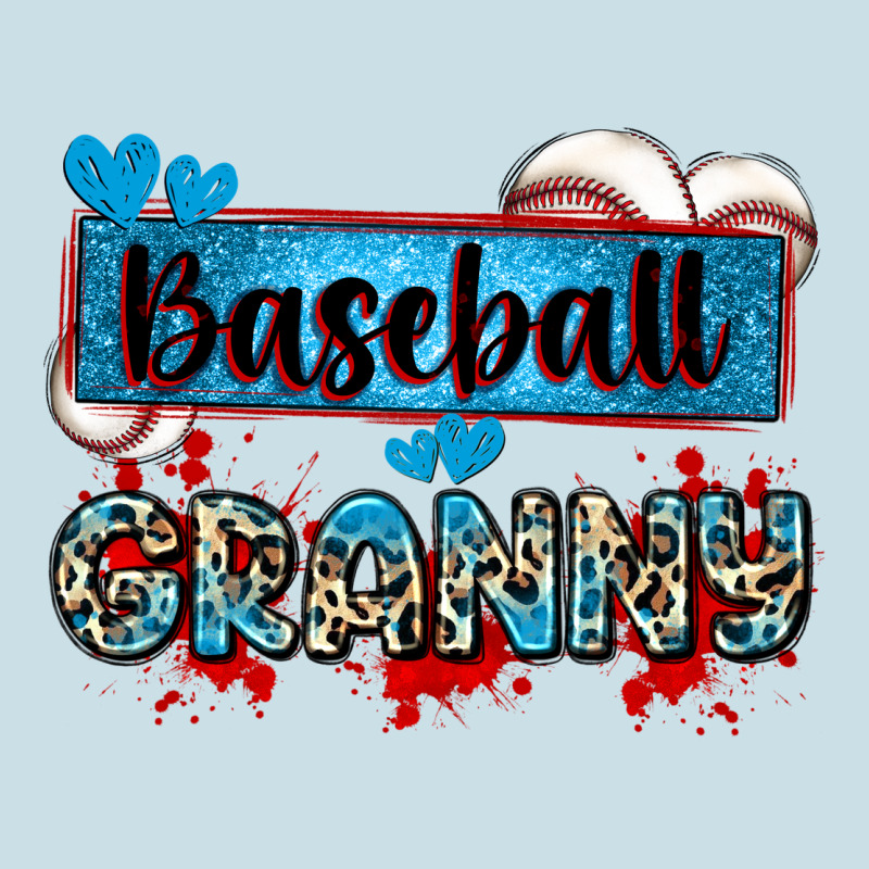 Baseball Granny With Leopard Ladies Tee by Zillion Design Studio | Teevron