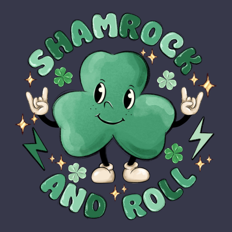 Shamrock And Roll Long Sleeve Tee by MaliasSmallBusiness | Teevron