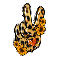 Leopard Sunflower Peace Sign | Teevron