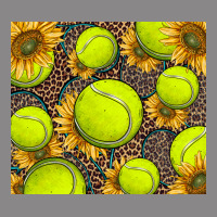 Tennis Ball With Sunflower And Racket Vintage Tee | Teevron