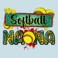 Softball Nana With Leopard Ladies Tee | Teevron