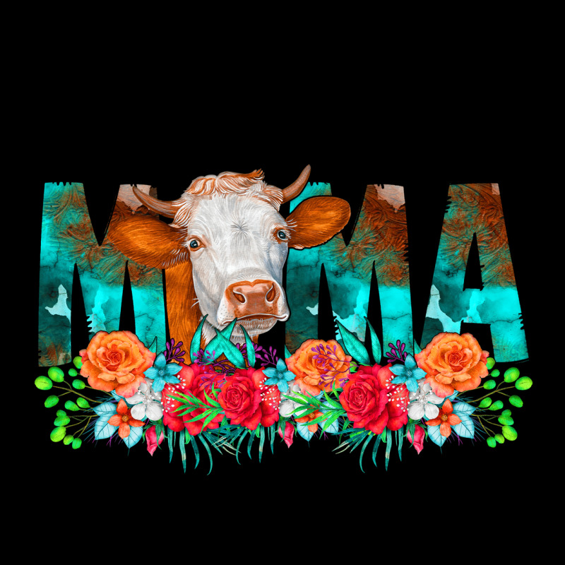 Inked Mama Flowers Cow Urban Hoodie by CowCowDesign | Teevron