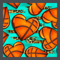 Basketball Hearts With Leopard Seamless Pattern Zipper Hoodie | Teevron