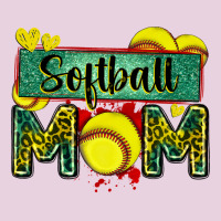 Softball Mom With Leopard Ladies Tee | Teevron