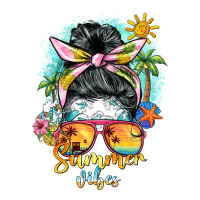 summer vibes messy bun | Teevron