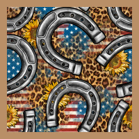 American Flag Horseshoe Deamless Pattern Vintage Hoodie | Teevron
