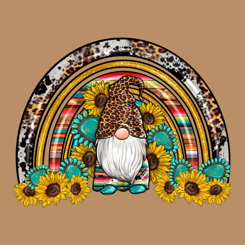 Western Gnome Gemstones Sunflowers Rainbow Vintage Hoodie by Artiststas | Teevron