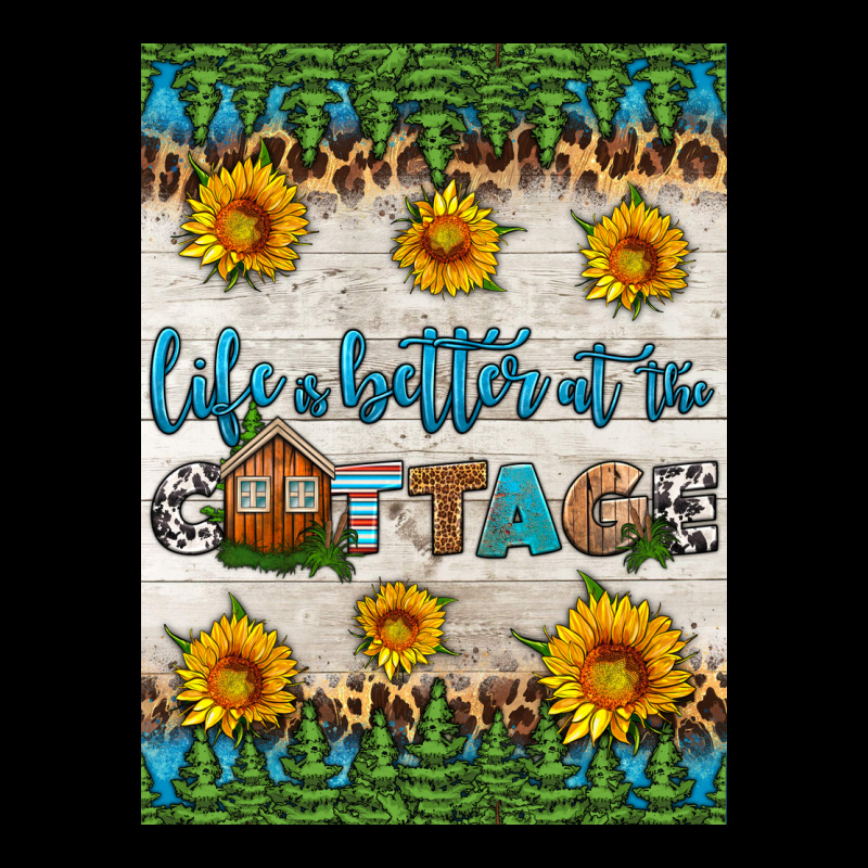 Life Is Better At The Cottage Air Freshener Premium Tee by HRA Design Shop | Teevron