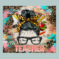 Teacher Messy Bun Tumbler Heavy Core Tee | Teevron