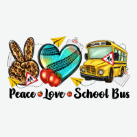Peace Love School Bus Urban Heavy Tee | Teevron