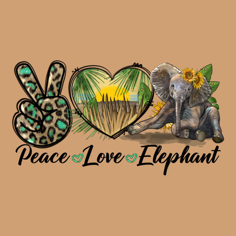 Peace Love Elephant Vintage Tee by LillyAllenDesigns | Teevron
