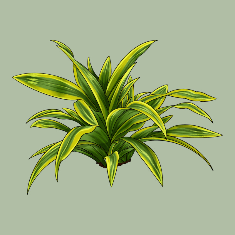Lemon Lime Dracaena Leaf Urban Heavy Tee by LillyAllenDesigns | Teevron