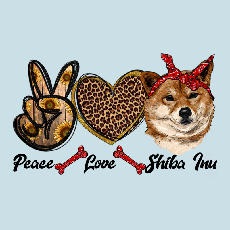 Peace Love Shiba Inu Ladies Tee by RanaPortraitStore | Teevron