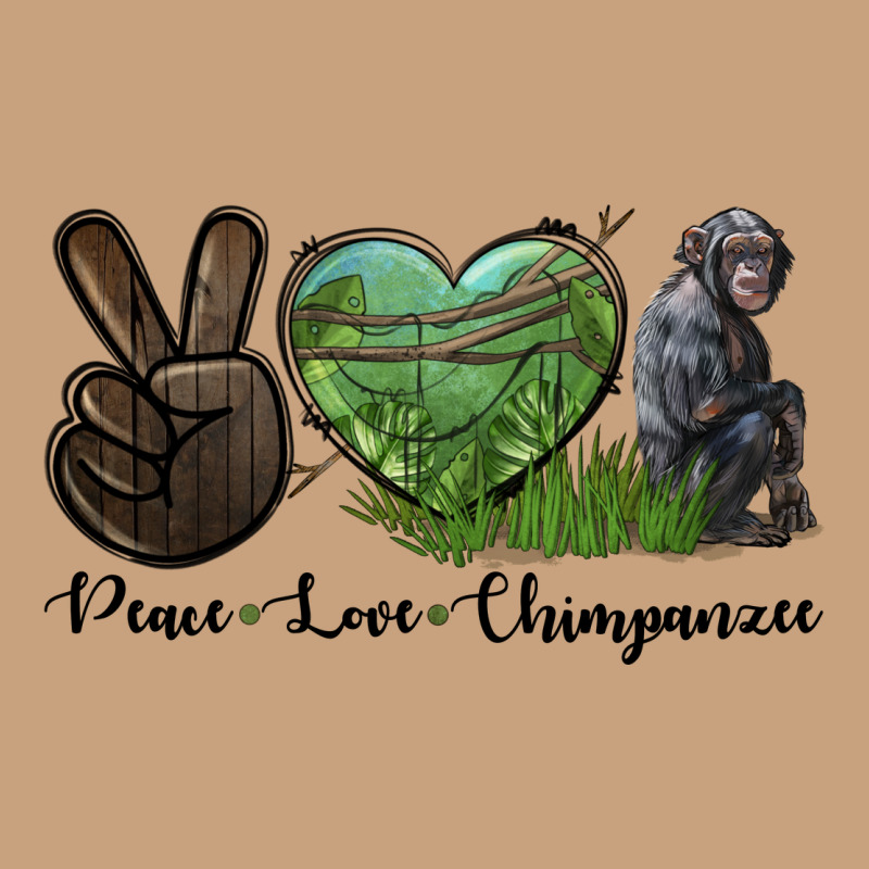 Peace Love Chimpanzee Vintage Tee by LillyAllenDesigns | Teevron