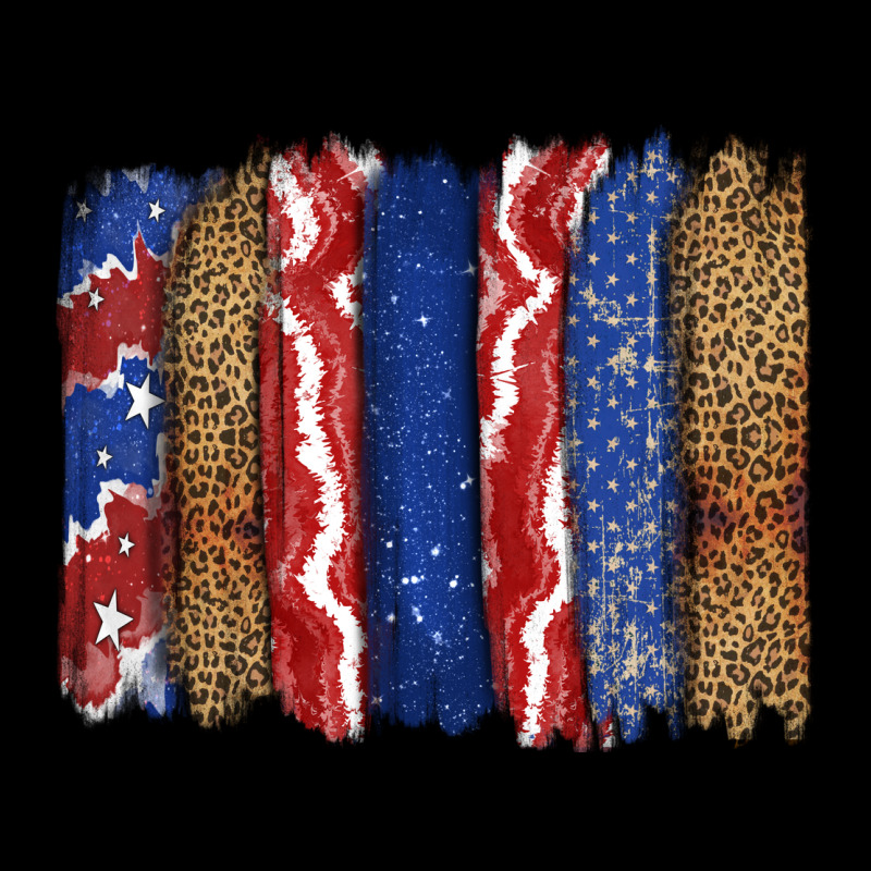 4th Of July Brushstroke Premium Tee by CowGirlArtShop | Teevron