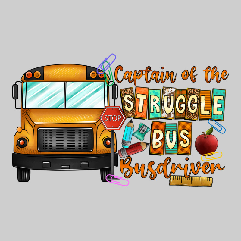 Captain Of Struggle Bus Busdriver Premium Tee by CowhideDigitalArt | Teevron