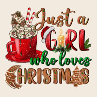 Just A Girl Who Loves Christmas Zipper Hoodie | Teevron