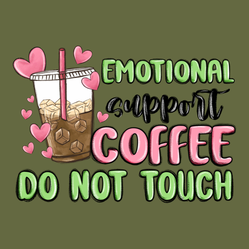 Emotional Support Coffee Do Not Touch Long Sleeve Tee by MaliasSmallBusiness | Teevron