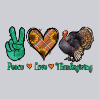 Peace Love Thanksgiving Heavyweight Sweatshirt | Teevron