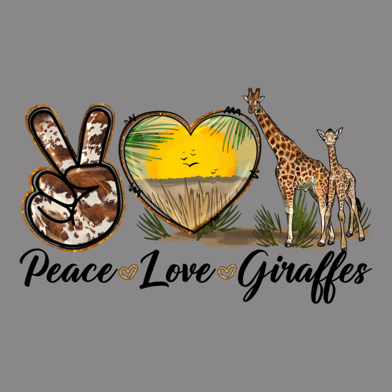 Peace Love Giraffes Vintage Tee by LillyAllenDesigns | Teevron