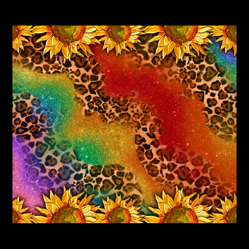 Pride Sunflower  Rainbow Leopard Premium Tee by AdoDesignShop | Teevron