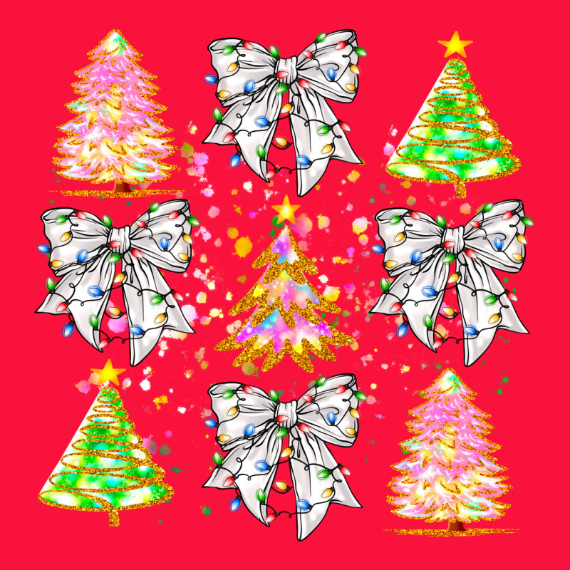 Christmas Trees And Bow Classic Tee by CowhideDigitalArt | Teevron