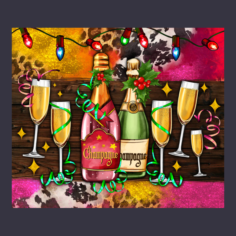 Christmas Champagne Bottles And Vintage Hoodie by AdoDesignShop | Teevron
