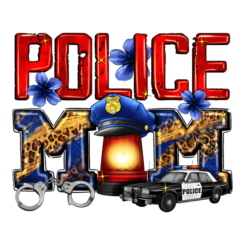 Police Mom Ladies Tee by Zillion Design Studio | Teevron