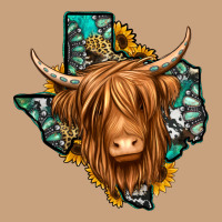 Texas Map Long Haired Shaggy Cow Vintage Tee | Teevron