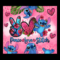 Peace Love Stitch Heavy Core Tee | Teevron