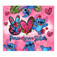peace love stitch | Teevron
