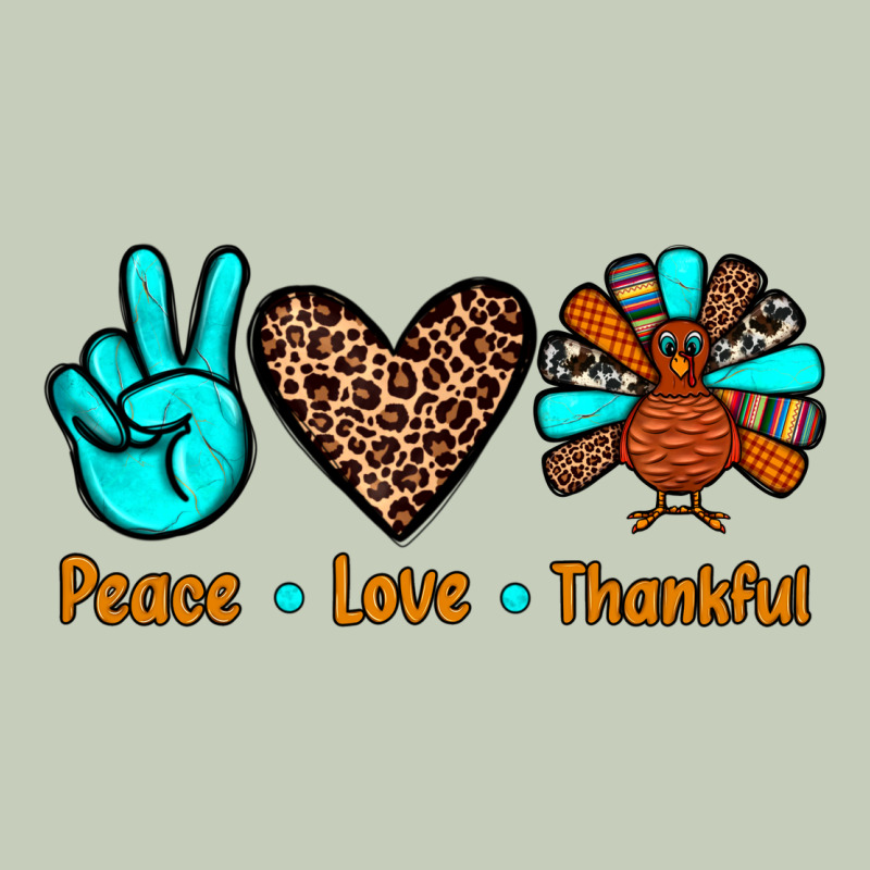 Peace Love Thankful Ladies Tee by JahusDesignShop | Teevron