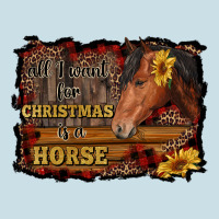 All I Want For Christmas Is A Horse Brown Horse Ladies Tee | Teevron