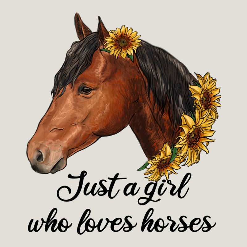 Just A Girl Who Loves Horses Heavy Core Tee by RanaPortraitStore | Teevron