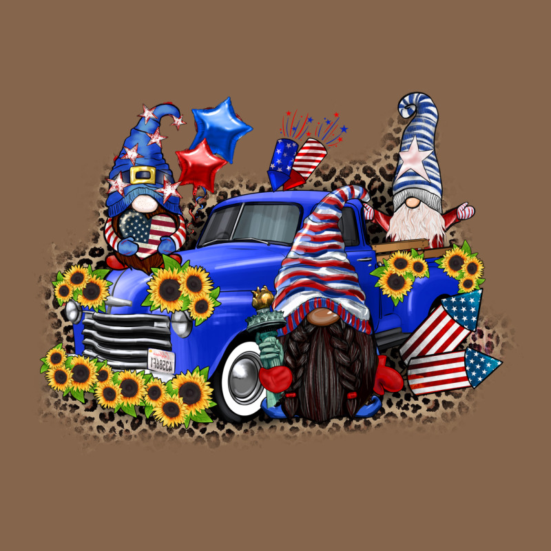 4th Of July Gnomes With Truck Premium Tee by CowGirlArtShop | Teevron