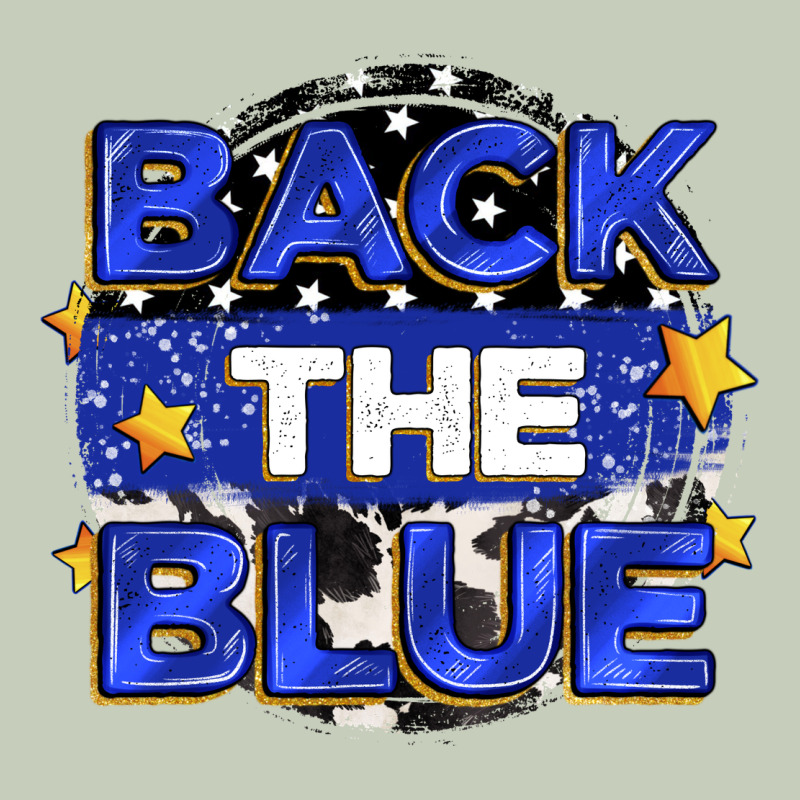 Back The Blue Ladies Tee by Zillion Design Studio | Teevron
