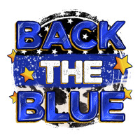 back the blue | Teevron