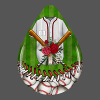 Baseball And Western Roses Teardrop  2 Zipper Hoodie | Teevron