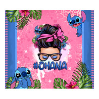 ohana stitch messy bun | Teevron