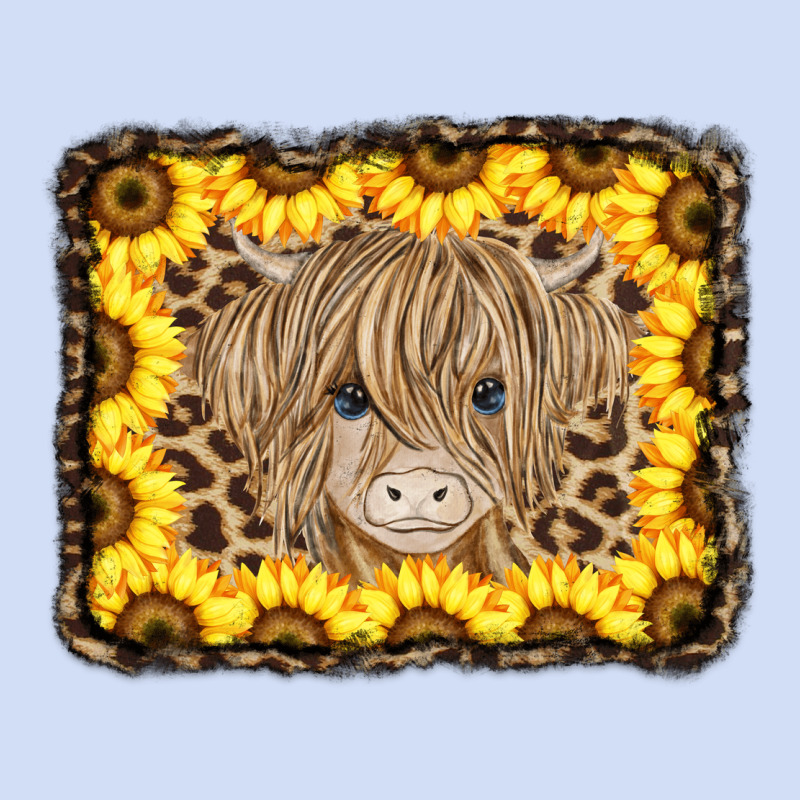 Baby Cow Leopard Sunflowers Urban Hoodie by CowCowDesign | Teevron