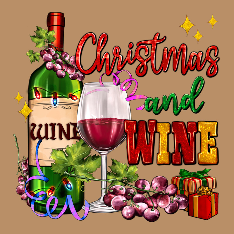 Christmas And Wine Vintage Hoodie by AdoDesignShop | Teevron