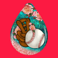 Baseball And Western Roses Teardrop  3 Zipper Hoodie | Teevron