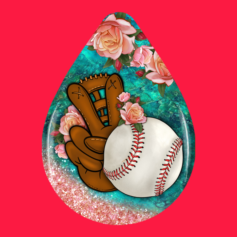 Baseball And Western Roses Teardrop  3 Zipper Hoodie by BundleAndBundleShop | Teevron