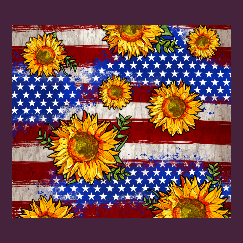 4th Of July Usa Flag Sunflower 20oz Tumbler Premium Tee by Neo Western | Teevron