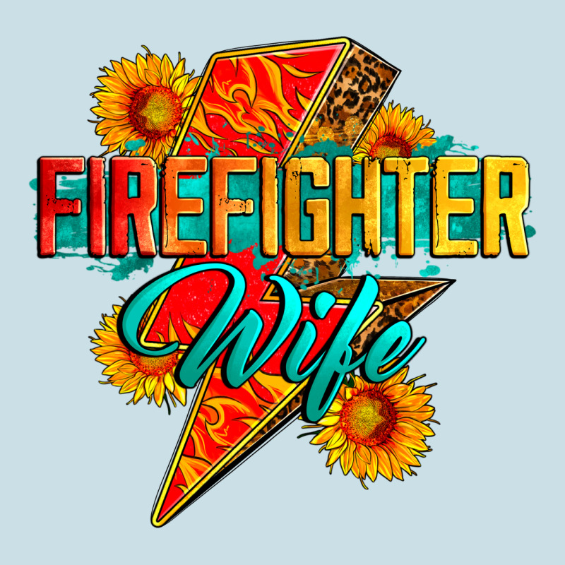 Firefighter Wife With Lightning Bolt Ladies Tee by Zillion Design Studio | Teevron