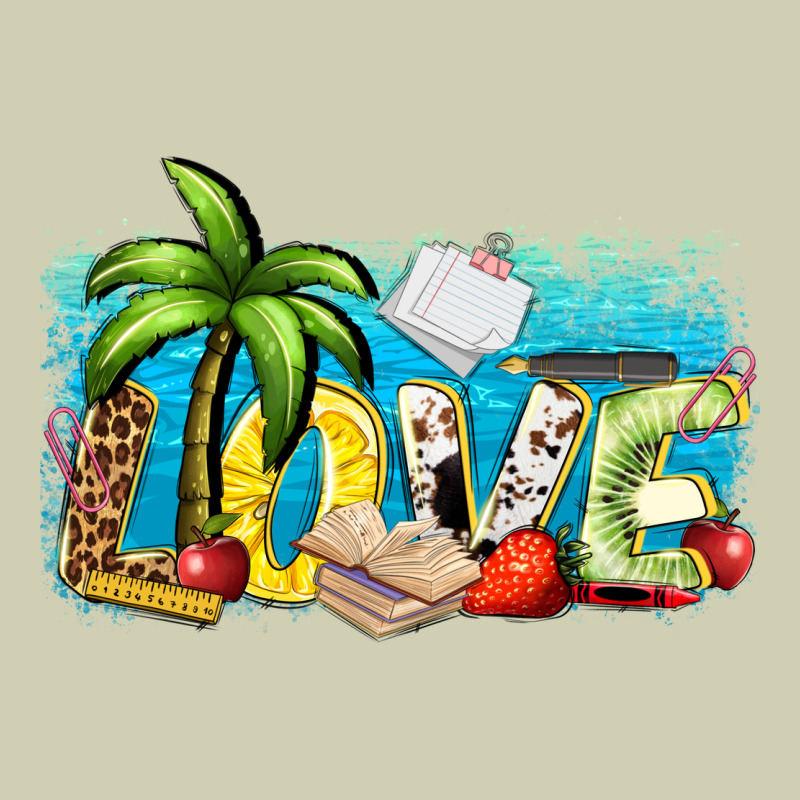 Love Summer Teacher Heavy Core Tee by Zillion Design Studio | Teevron