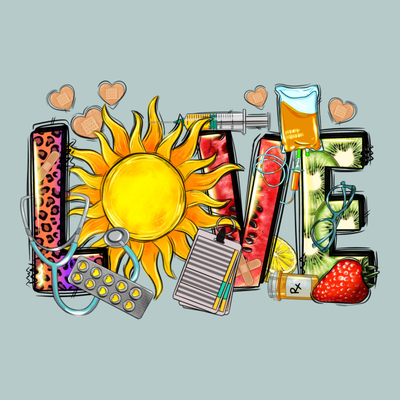 Love Summer Nurse Heavy Core Tee by Zillion Design Studio | Teevron